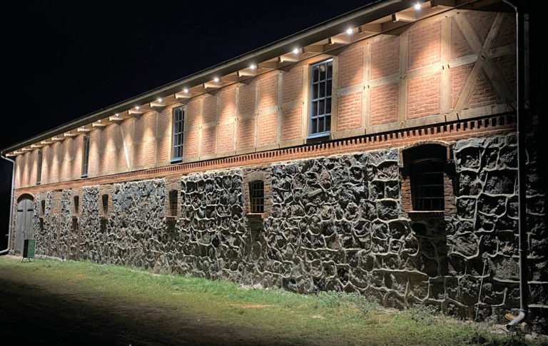 Beleuchtung der Fassade